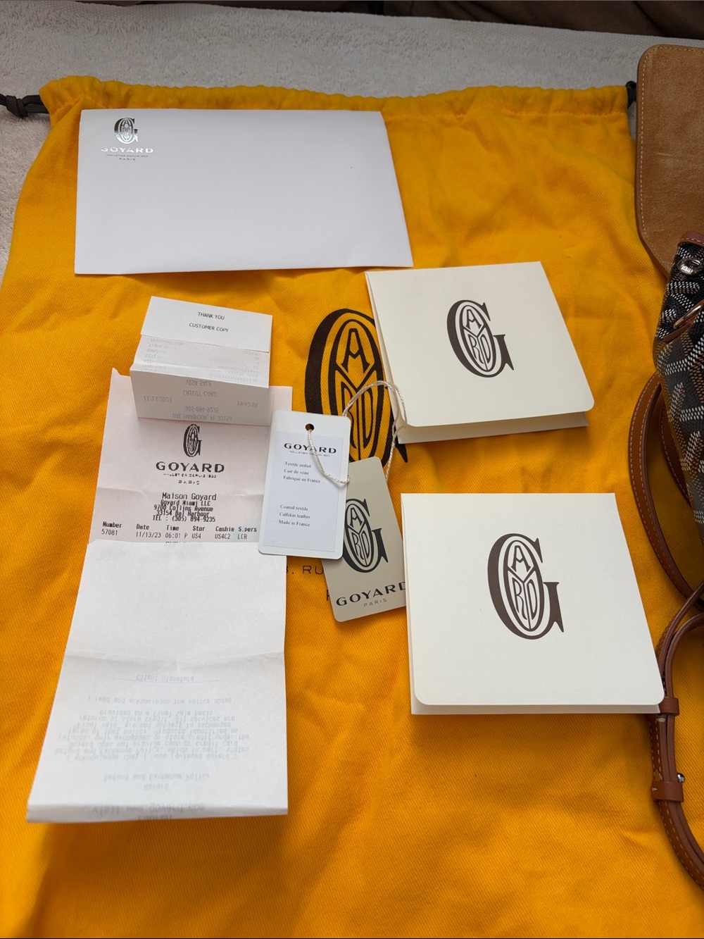 Goyard Brown Mini Alpin Backpack - Picture 11 of 12